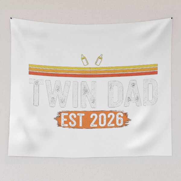 Item preview, Twin Dad Est 2026 Simple Funny Loading Please Wait Humor designed and sold by Designs-RZ.