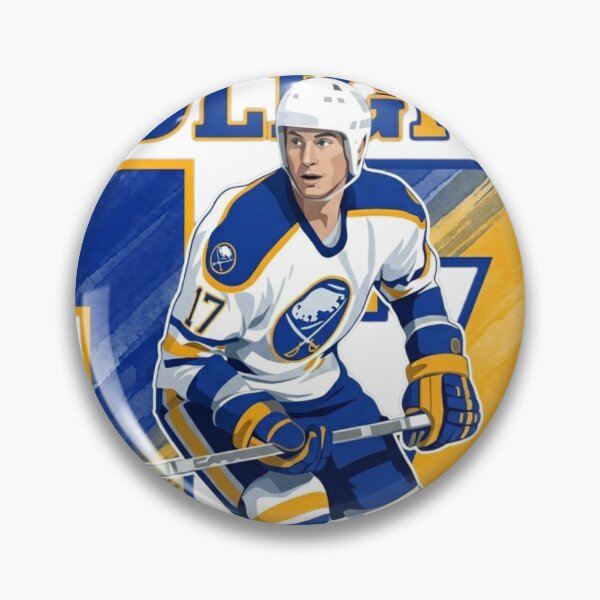 Item preview, Mike Foligno 17 Retro Buffalo Hockey Art designed and sold by Thogan0416.