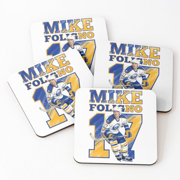 Item preview, Mike Foligno 17 Retro Buffalo Hockey Art designed and sold by Thogan0416.