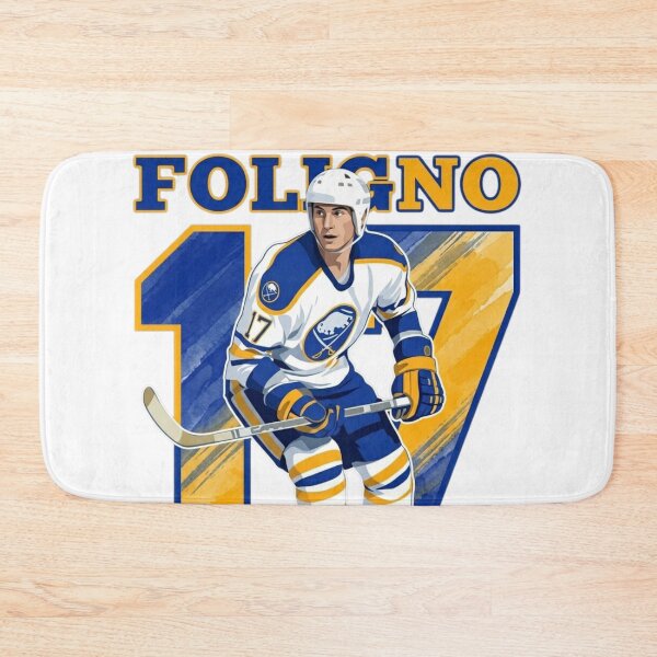 Item preview, Mike Foligno 17 Retro Buffalo Hockey Art designed and sold by Thogan0416.