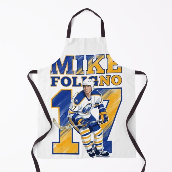 Item preview, Mike Foligno 17 Retro Buffalo Hockey Art designed and sold by Thogan0416.