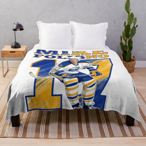 Item preview, Mike Foligno 17 Retro Buffalo Hockey Art designed and sold by Thogan0416.