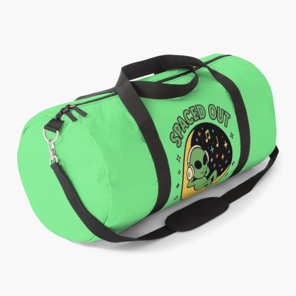 Item preview, Spaced Out - Alien Listening to Music on Crescent Moon designed and sold by Regal Rev.