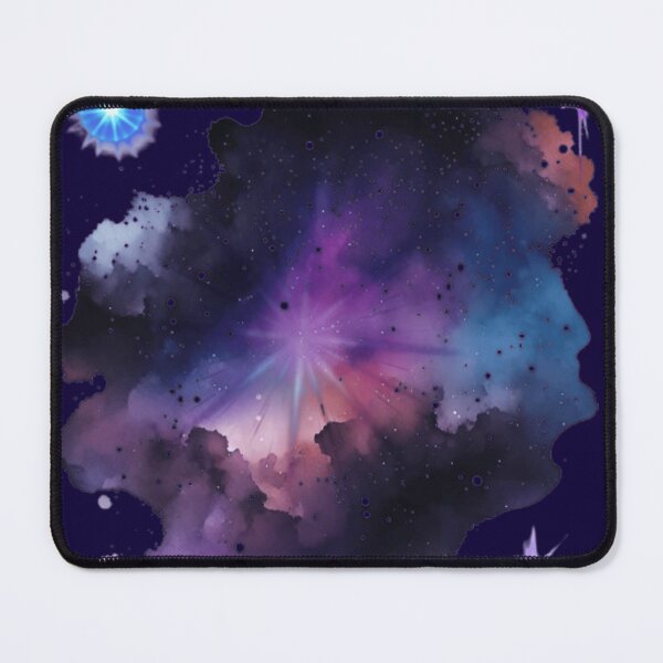 Item preview, Cosmic Nebula Galaxy Space | Purple Y2K Celestial Art designed and sold by Rawafi Art Studio.