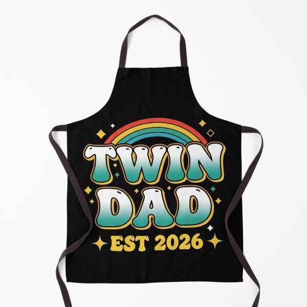 Item preview, Twin Dad Est 2026 Minimalist Funny New Father of Twins designed and sold by Designs-RZ.