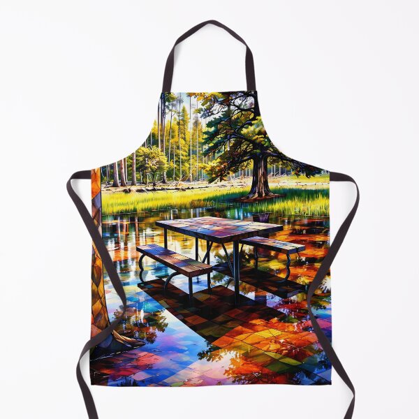Item preview, Colorful Forest Picnic Scene designed and sold by cuprum.