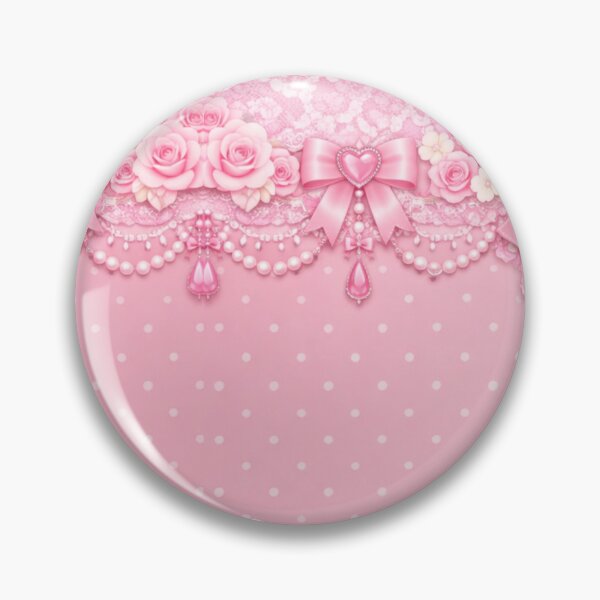 Item preview, Pink Lace Polka Dot Pattern designed and sold by Aramdesing.