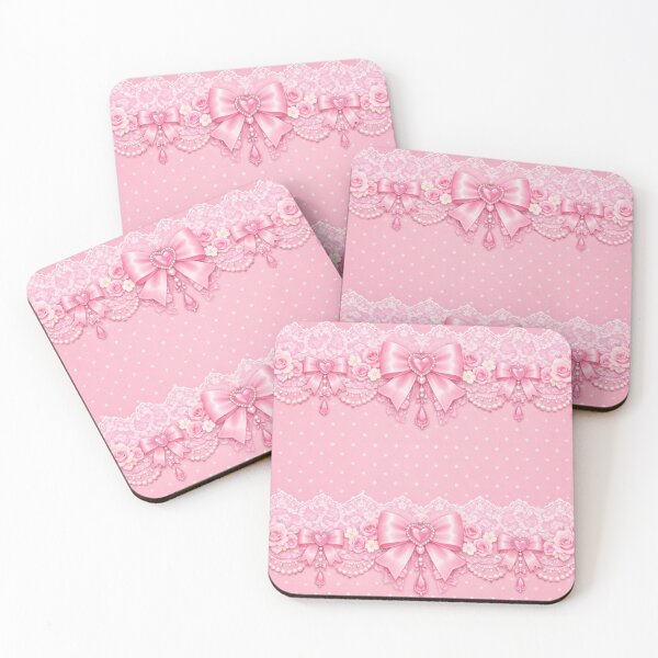 Item preview, Pink Lace Polka Dot Pattern designed and sold by Aramdesing.
