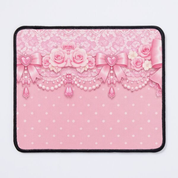 Item preview, Pink Lace Polka Dot Pattern designed and sold by Aramdesing.
