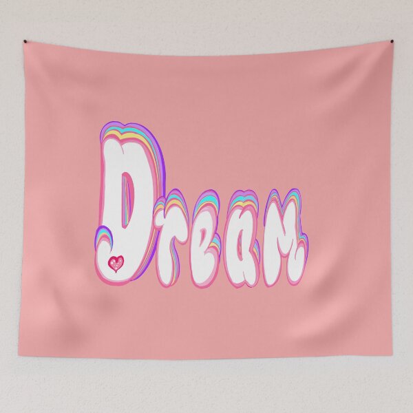 Item preview, Dream Dreams Dreamer Pastel Bubble Letters Aesthetic designed and sold by Artonmytee.