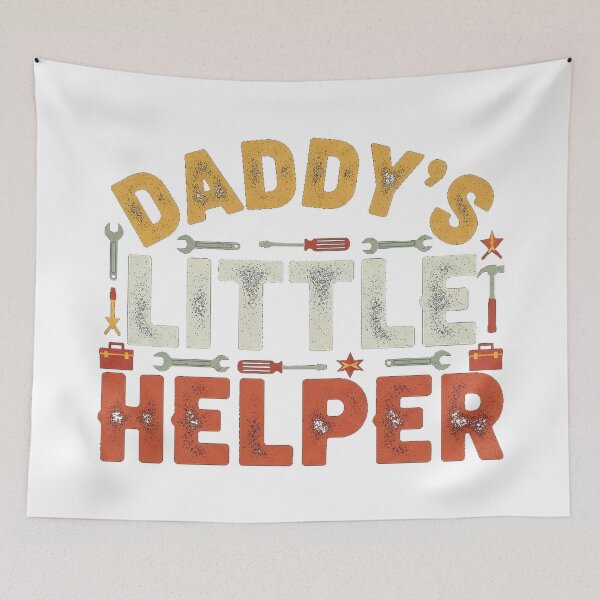 Item preview, Daddy's Little Helper Simple Funny Kids Tee Cute Gift designed and sold by Designs-RZ.
