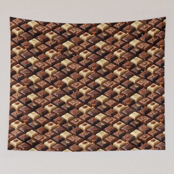Item preview, Gourmet Pattern - Fine Chocolate Pralines Caramel Gold Luxury Edition designed and sold by AnimeShin.