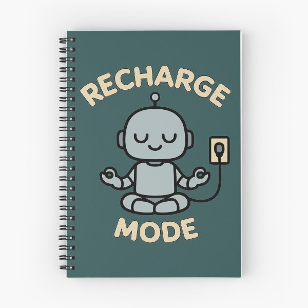 Item preview, Recharge Mode - Charging Robot Meditating designed and sold by Regal Rev.