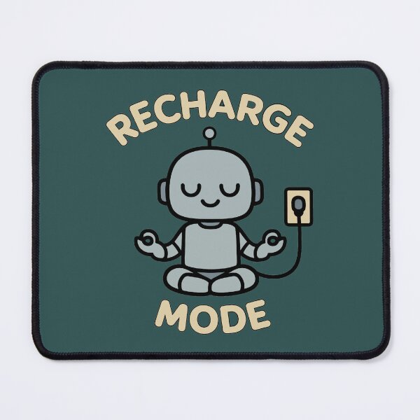 Item preview, Recharge Mode - Charging Robot Meditating designed and sold by Regal Rev.