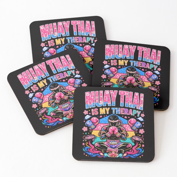 Item preview, Muay Thai is my Therapy designed and sold by CoolCrazyQuirky.