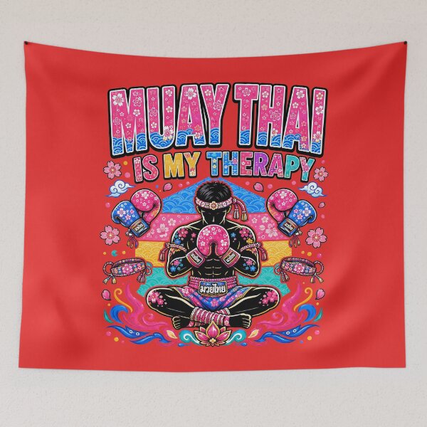 Item preview, Muay Thai is my Therapy designed and sold by CoolCrazyQuirky.