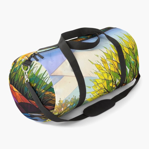 Item preview, Vibrant Stained Glass Landscape designed and sold by cuprum.