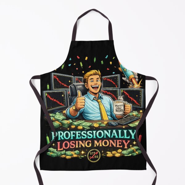 Item preview, Professionally Losing Money – Funny Trader Cartoon designed and sold by PatysArt.