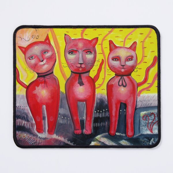 Item preview, Three Pink Cats designed and sold by shelbyharbison.