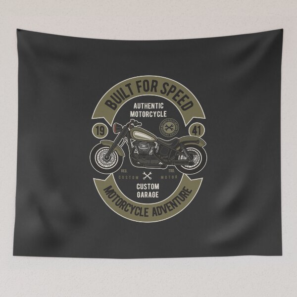 Item preview, Vintage Built For Speed Hot Rod - Retro American Racing Garage Design designed and sold by 1001T-Shirt.