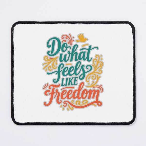 Item preview, Motivational Freedom Quote Hand Lettered Typography designed and sold by Miheerala.