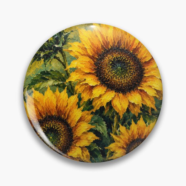 Item preview, Sunflowers Oil Paint Variant designed and sold by AcmsArtShop.