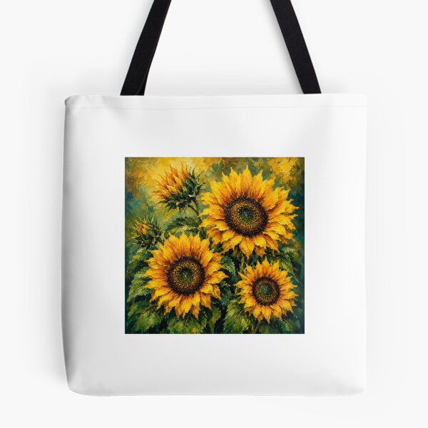 Item preview, Sunflowers Oil Paint Variant designed and sold by AcmsArtShop.