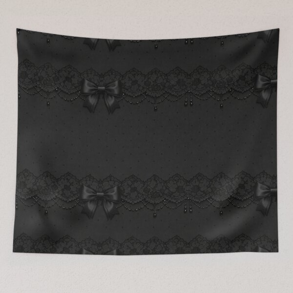 Item preview, Black Lace Polka Dot Pattern designed and sold by Aramdesing.