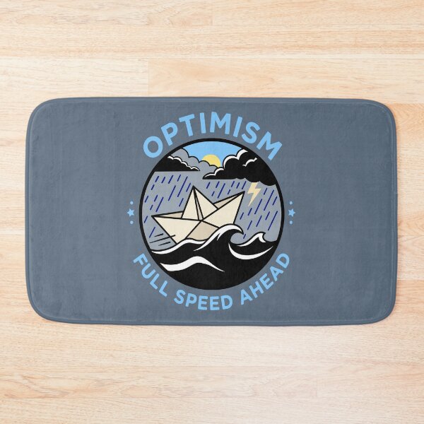 Item preview, Optimism: Full Speed Ahead - Paper Boat Braving the Storm designed and sold by Regal Rev.