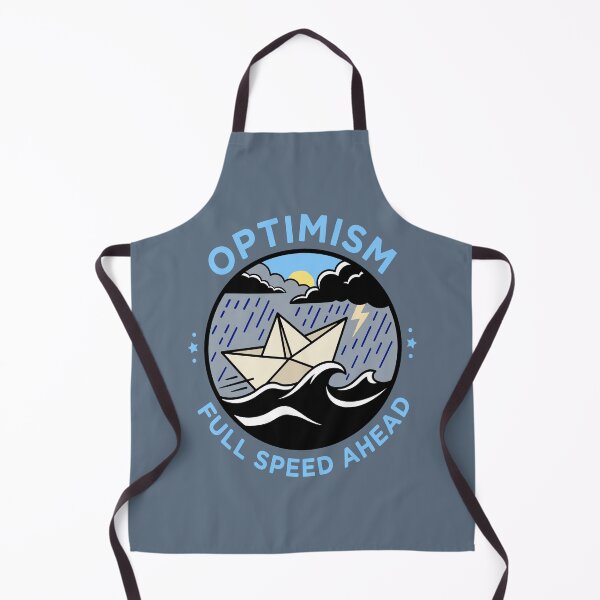 Item preview, Optimism: Full Speed Ahead - Paper Boat Braving the Storm designed and sold by Regal Rev.