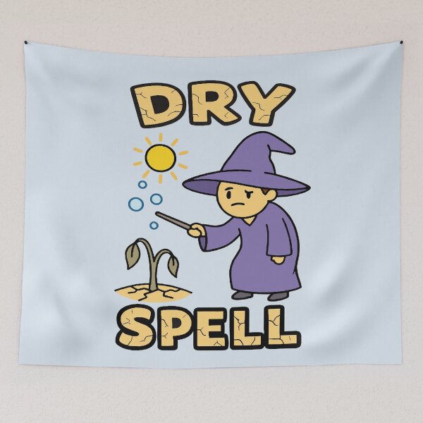 Item preview, Dry Spell - Wizard Failing to Water Plant designed and sold by Regal Rev.