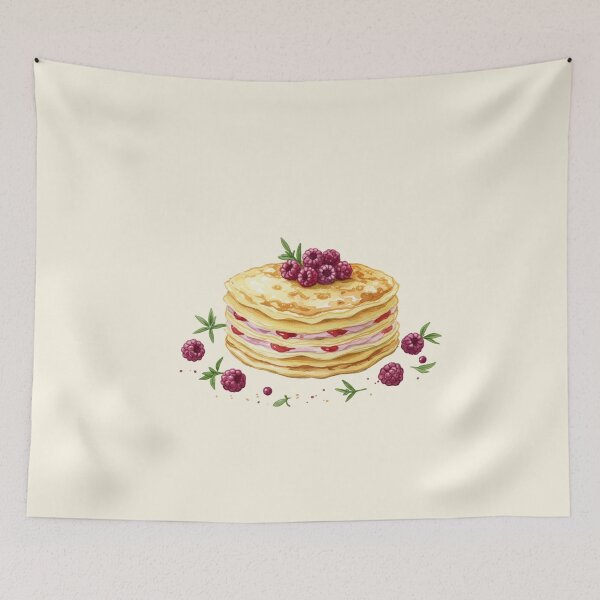 Item preview, Layered Raspberry Crepe Cake designed and sold by Pasteltone.