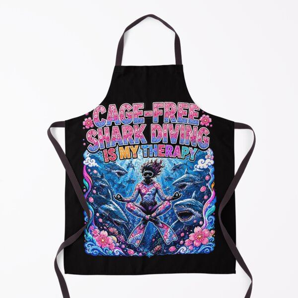 Item preview, shark divng is my therapy designed and sold by CoolCrazyQuirky.