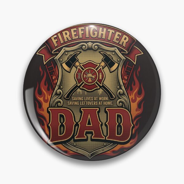 Item preview, FireFighter Dad Gift Ideas designed and sold by Pawline Studio.
