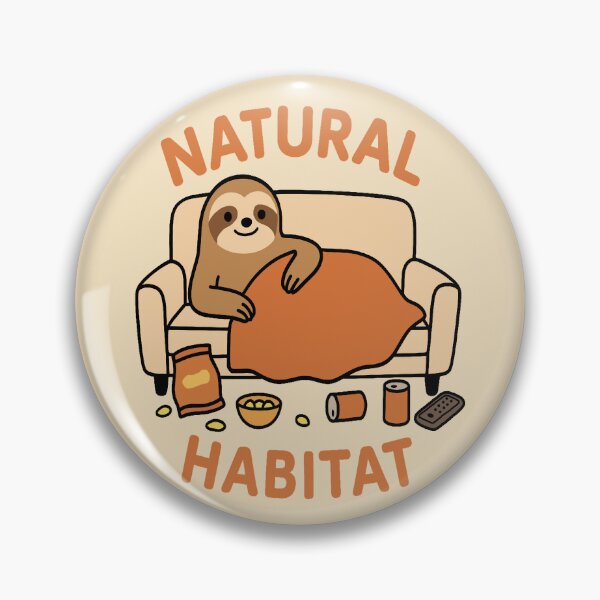 Item preview, Natural Habitat - Lazy Sloth on Sofa designed and sold by Regal Rev.