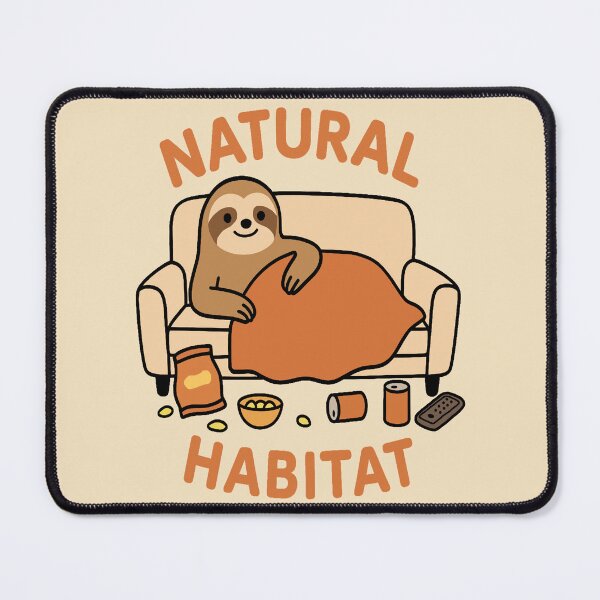 Item preview, Natural Habitat - Lazy Sloth on Sofa designed and sold by Regal Rev.