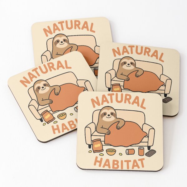 Item preview, Natural Habitat - Lazy Sloth on Sofa designed and sold by Regal Rev.