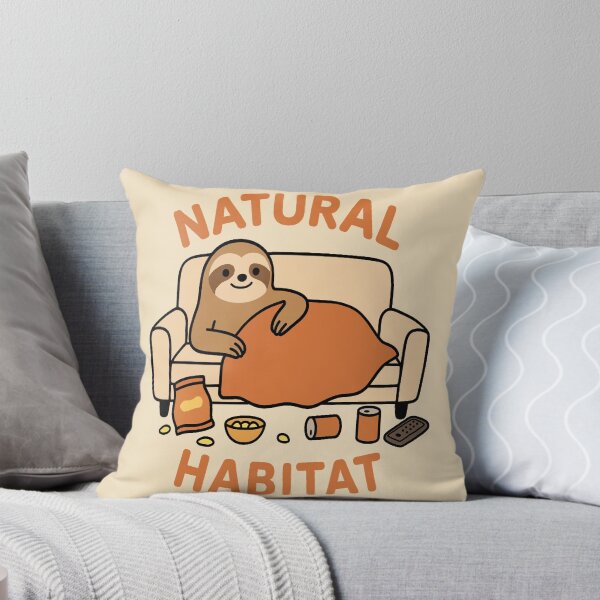 Item preview, Natural Habitat - Lazy Sloth on Sofa designed and sold by Regal Rev.