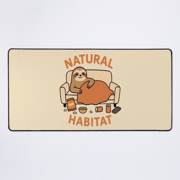 Item preview, Natural Habitat - Lazy Sloth on Sofa designed and sold by Regal Rev.