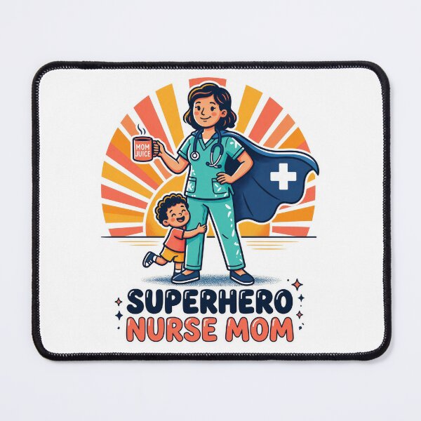 Item preview, Nurse Mom Shirt Character | Superhero Nurse Mom Tee | RN Mom Gift | Cute Nurse Mom Gift | Nurse Life Shirt | Nurse Appreciation Shirt designed and sold by DESIGN BUREAU .