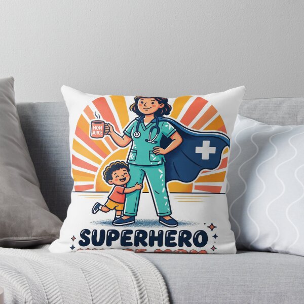 Item preview, Nurse Mom Shirt Character | Superhero Nurse Mom Tee | RN Mom Gift | Cute Nurse Mom Gift | Nurse Life Shirt | Nurse Appreciation Shirt designed and sold by DESIGN BUREAU .