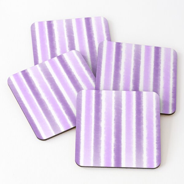 Item preview, Watercolor stripe pattern- Purple  designed and sold by Pattern Pie.