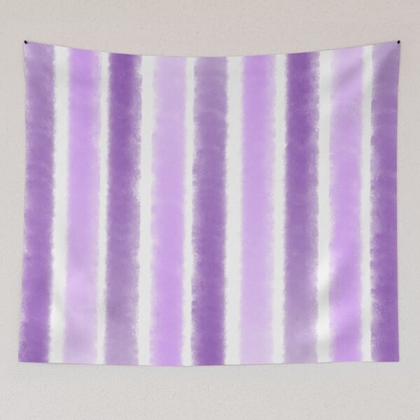 Item preview, Watercolor stripe pattern- Purple  designed and sold by Pattern Pie.