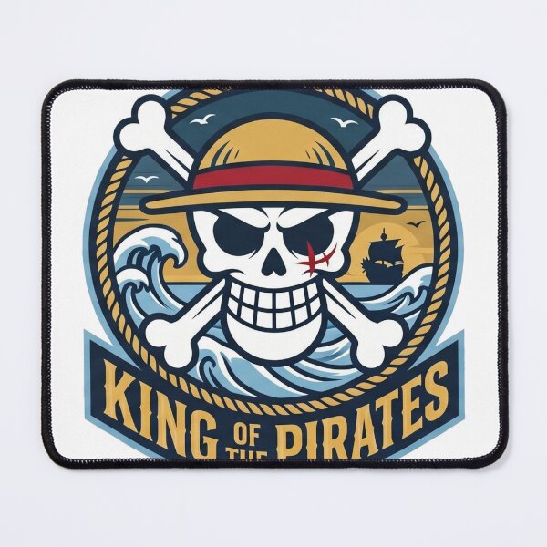 Item preview, Future Pirate King Retro Anime Line Art T-Shirt designed and sold by ucpstudio.
