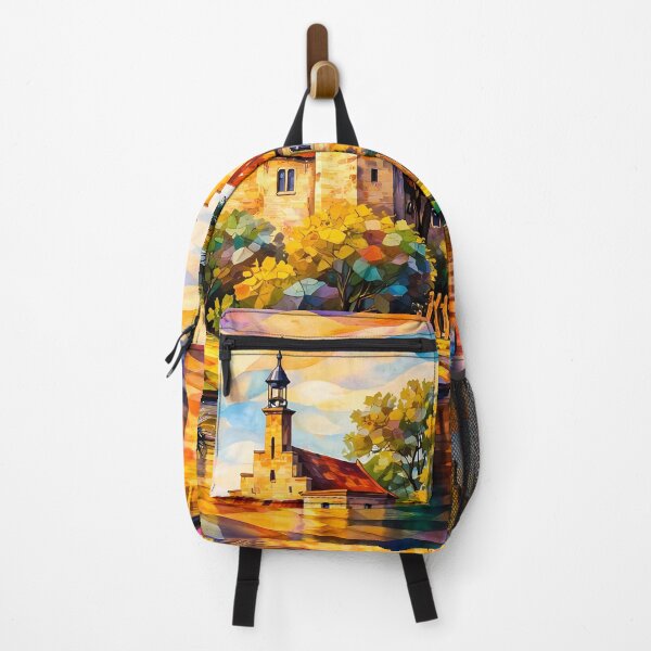 Item preview, Sunset Over Scenic Lakeside Castle designed and sold by cuprum.