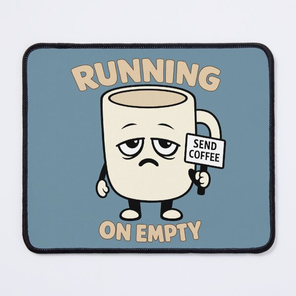 Item preview, Running On Empty - Tired Empty Mug  designed and sold by Regal Rev.