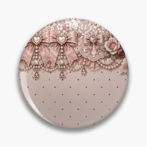 Item preview, Lace Polka Dot Pattern designed and sold by Aramdesing.