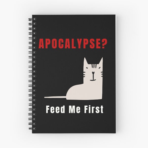 Item preview, War Cats – Apocalypse Feed Me First Funny Cat Meme designed and sold by ContigoART.