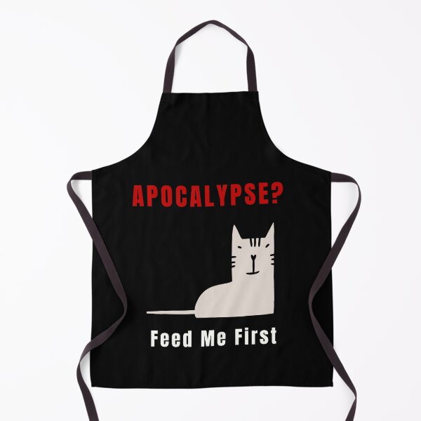 Item preview, War Cats – Apocalypse Feed Me First Funny Cat Meme designed and sold by ContigoART.