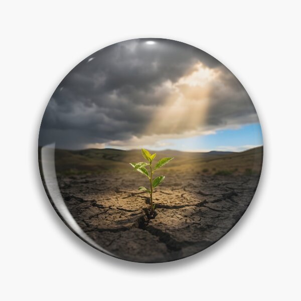 Item preview, Hope and Resilience Sprout in Cracked Earth Sunbeam designed and sold by novadawy.